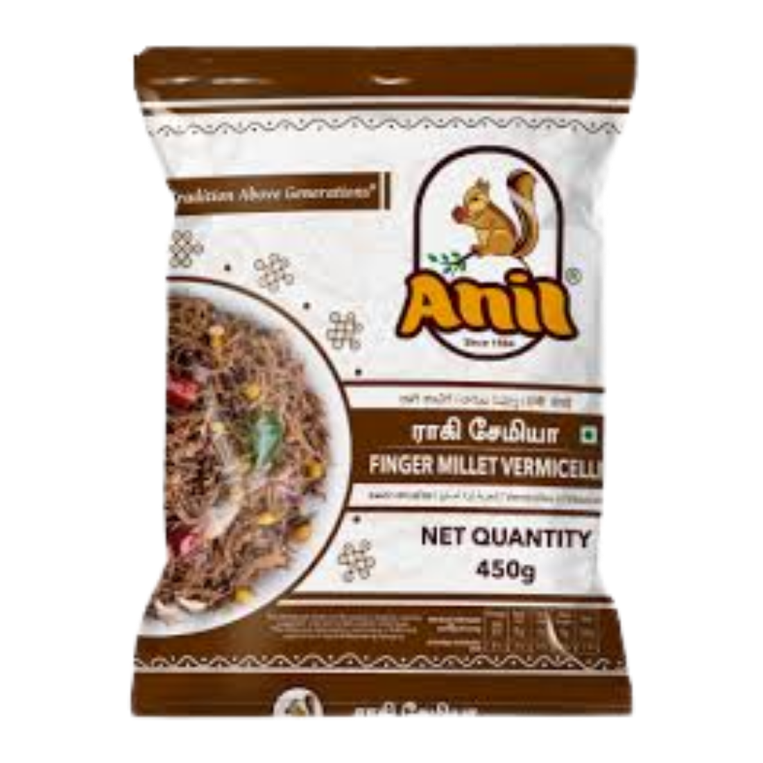HS Product editing (2) ANIL VERMICELLI 450G - RAGI (FINGER MILLET) - Image 1
