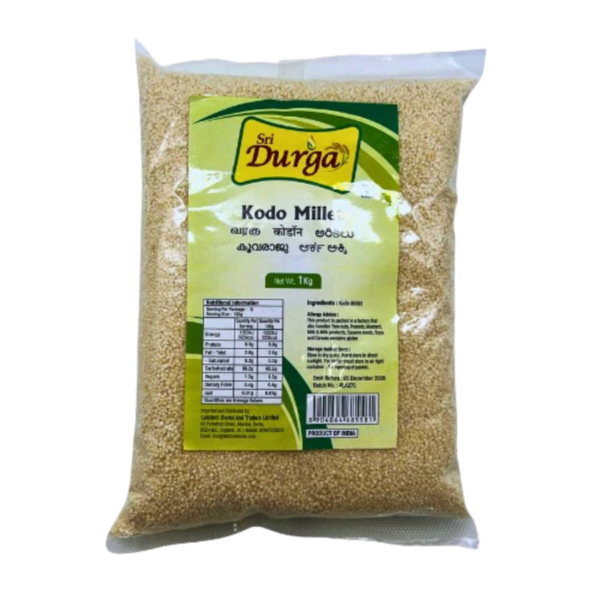 SRI DURGA UNPOLISHED MILLET 1KG – VARAGU (KODO MILLET)