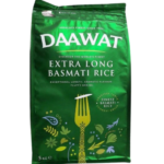 DAAWAT 1121 BASMATI RICE (EXTRA LONG) GREEN BAG 5KG