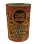 HEERA BOILED KALA CHANA IN SALTED WATER (TIN) 400G