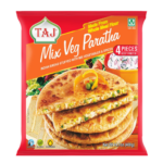 TAJ FROZEN MIX VEG PARATHA 400G (4PCS)